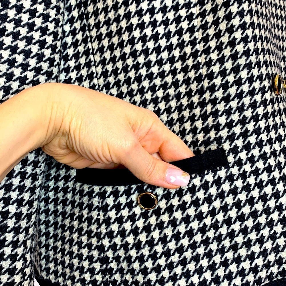 BASLER vintage houndstooth blazer - Picture 5 of 9